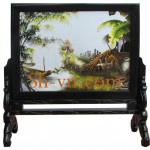 乡村风景画手工刺绣＝可愛的故鄉　2206＝SHVN 2206 - 30cm x 40cm.